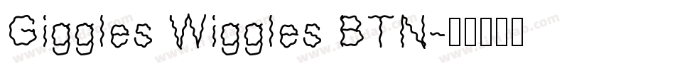 Giggles Wiggles BTN字体转换